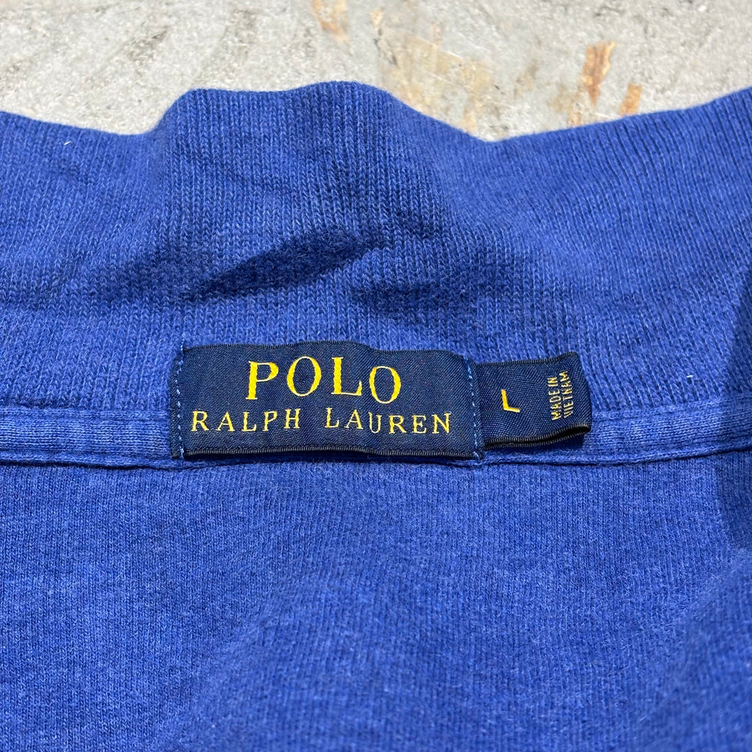 古着 POLO by Ralph Lauren/ ポロ バイ ラルフローレン/ ハーフジップニットセーター/ サイズL