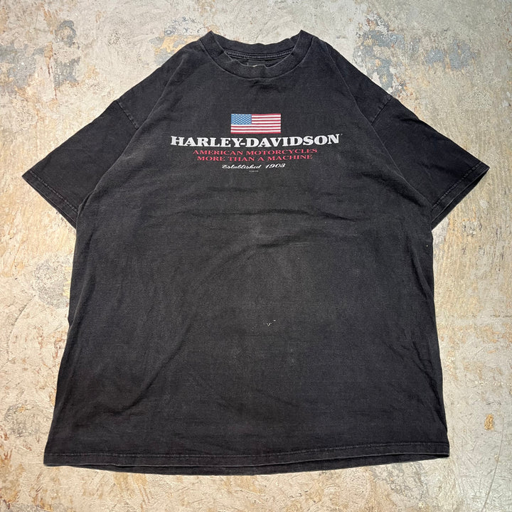 古着 USA製 Harley-Davidson/ハーレーダビッドソン/ プリントTシャツ/ サイズXXL