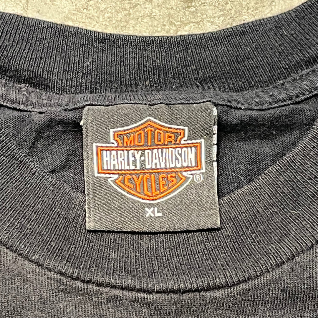 古着 USA製 Harley-Davidson/ハーレーダビッドソン/ プリントTシャツ/ サイズXL