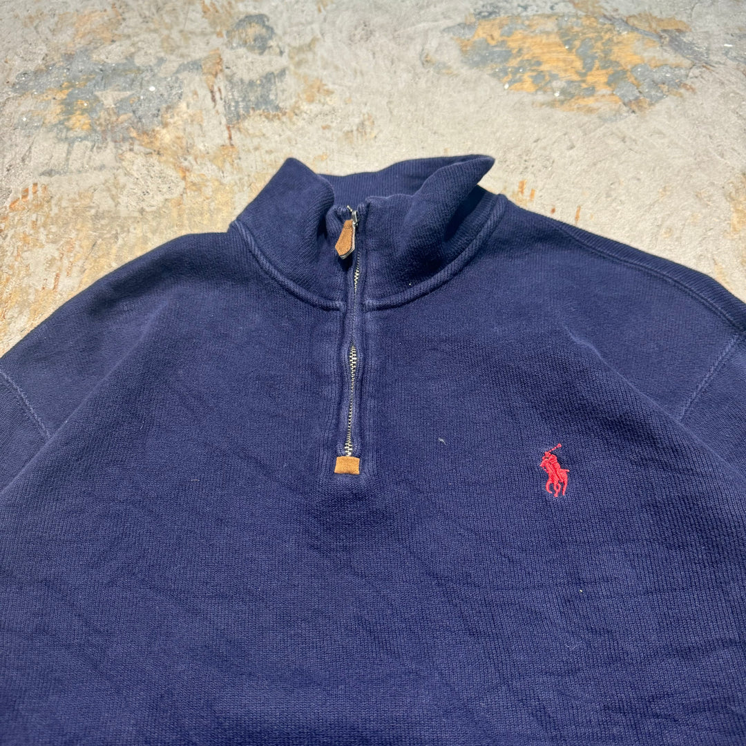 古着 POLO by Ralph Lauren/ ポロ バイ ラルフローレン/ ハーフジップニットセーター/ サイズS