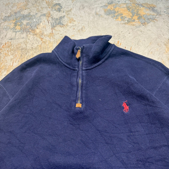 古着 POLO by Ralph Lauren/ ポロ バイ ラルフローレン/ ハーフジップニットセーター/ サイズS