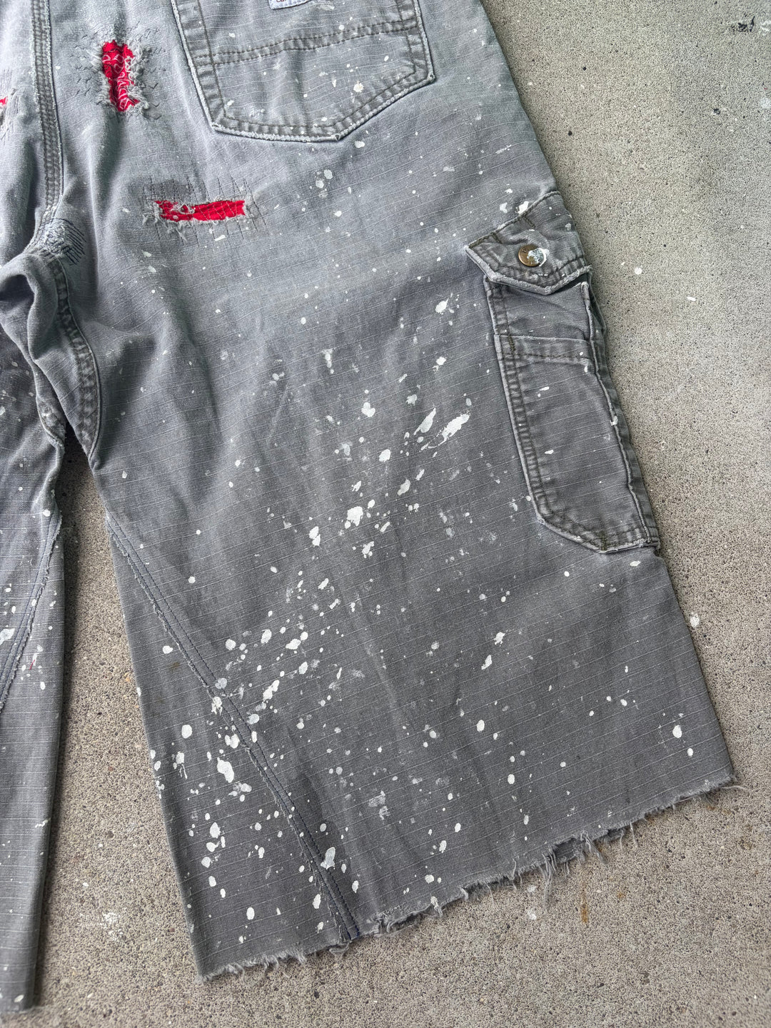 Carhartt Distressed Baggy Cargo Shorts W38