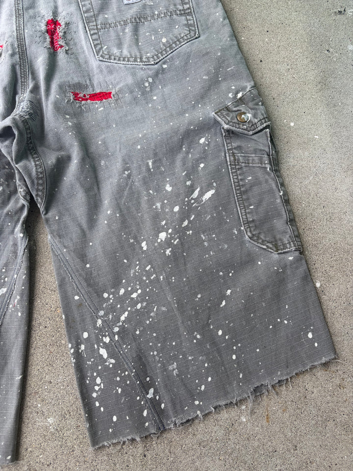 Carhartt Distressed Baggy Cargo Shorts W38