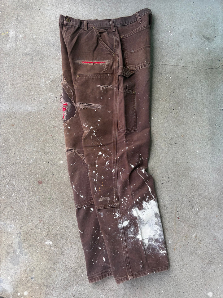 Carhartt Distressed Double Knee Pants W32 L32