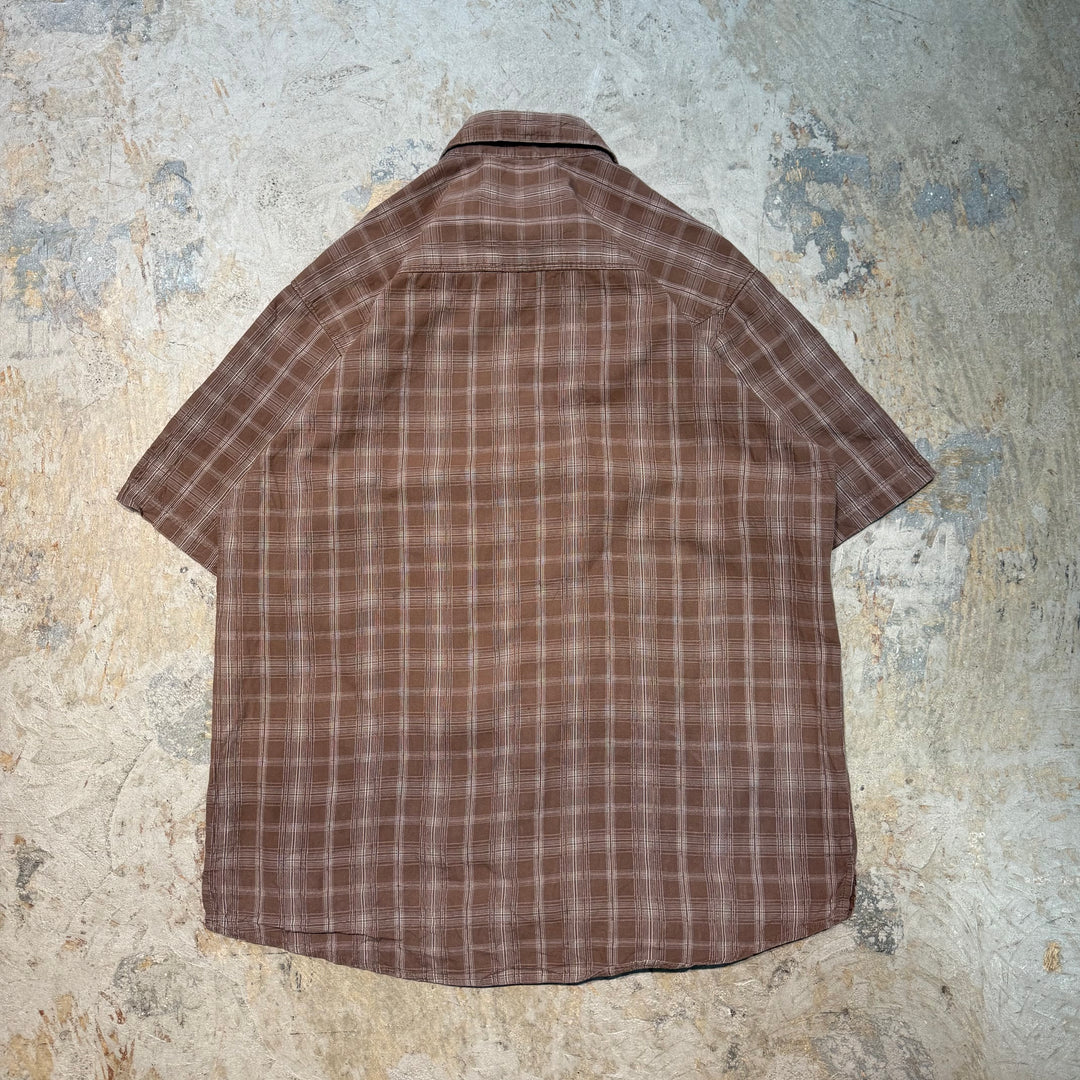 古着 Columbia/ コロンビア/ 半袖シャツ/ チェック柄/ サイズL