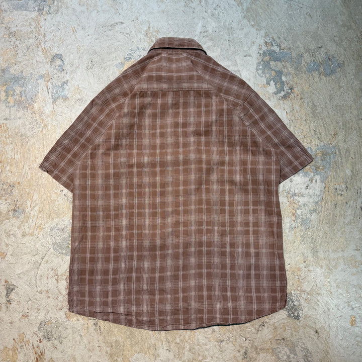 古着 Columbia/ コロンビア/ 半袖シャツ/ チェック柄/ サイズL