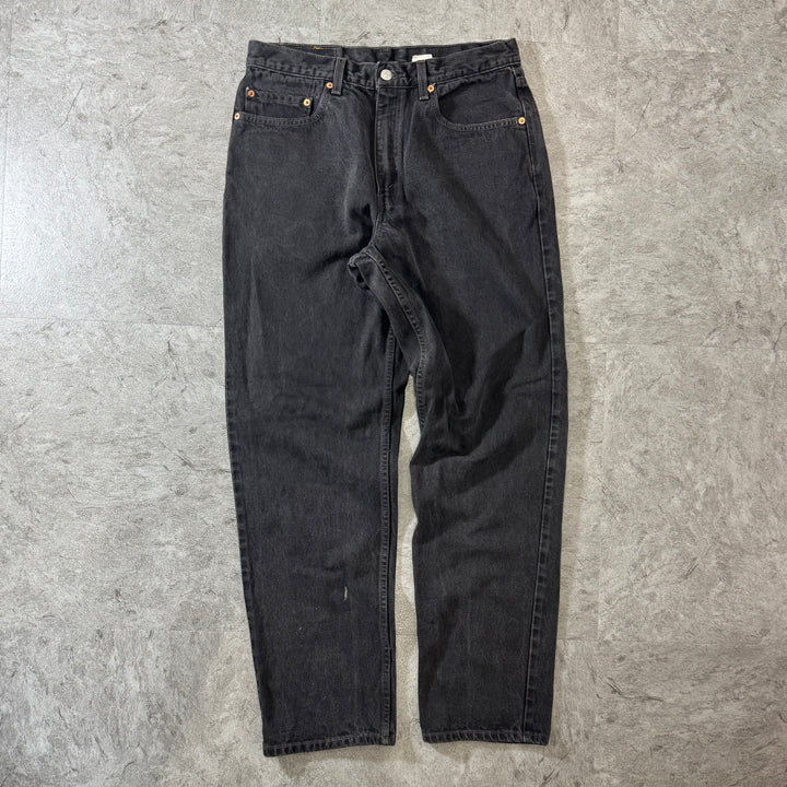 古着 Levi's 00s リーバイス ブラックデニムパンツ 505 実寸サイズ32×31