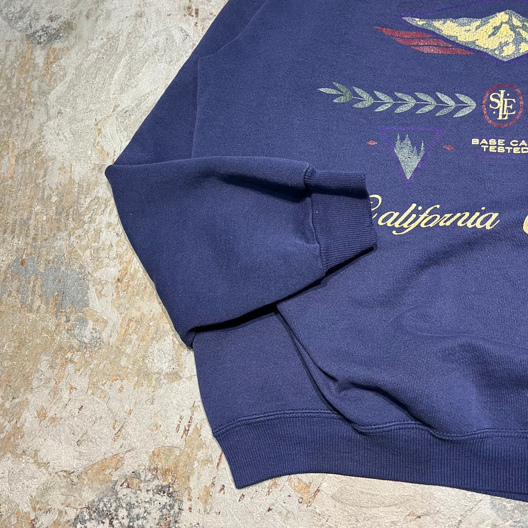#4072 古着 90's Hanes/ヘインズ/Heavy Weight/Crew neck Sweat/クルーネックスウェット/TAHOE SLE/企業系/MADE IN USA/サイズL