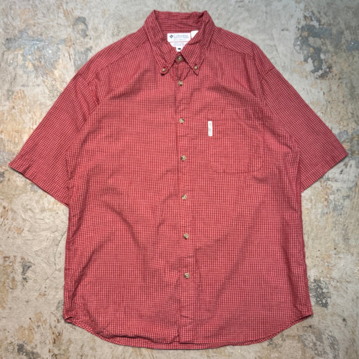 古着 Columbia/ コロンビア/ 半袖シャツ/ チェック柄/ サイズL