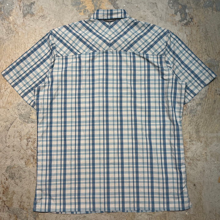 古着 L.L.Bean/ エルエルビーン/ 半袖シャツ/ チェック柄/ サイズXL相当