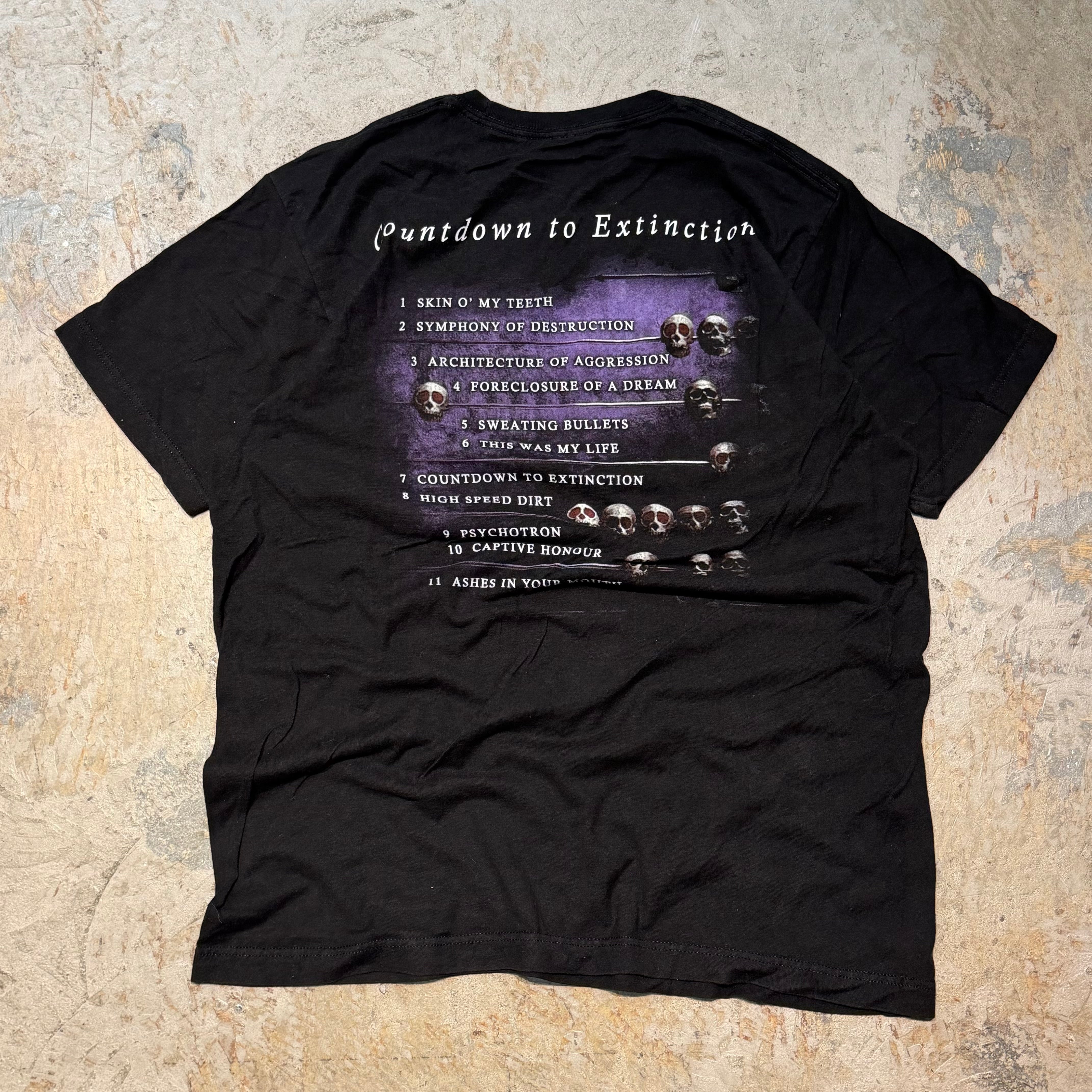 古着 METALLICA/メタリカ/バンドTシャツ/プリントTシャツ/ サイズL – MUJIN