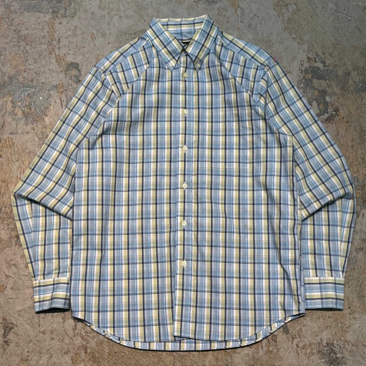 古着 Eddie Bauer/ エディー･バウアー/  ボタンダウン長袖シャツ/ チェック柄/ サイズS