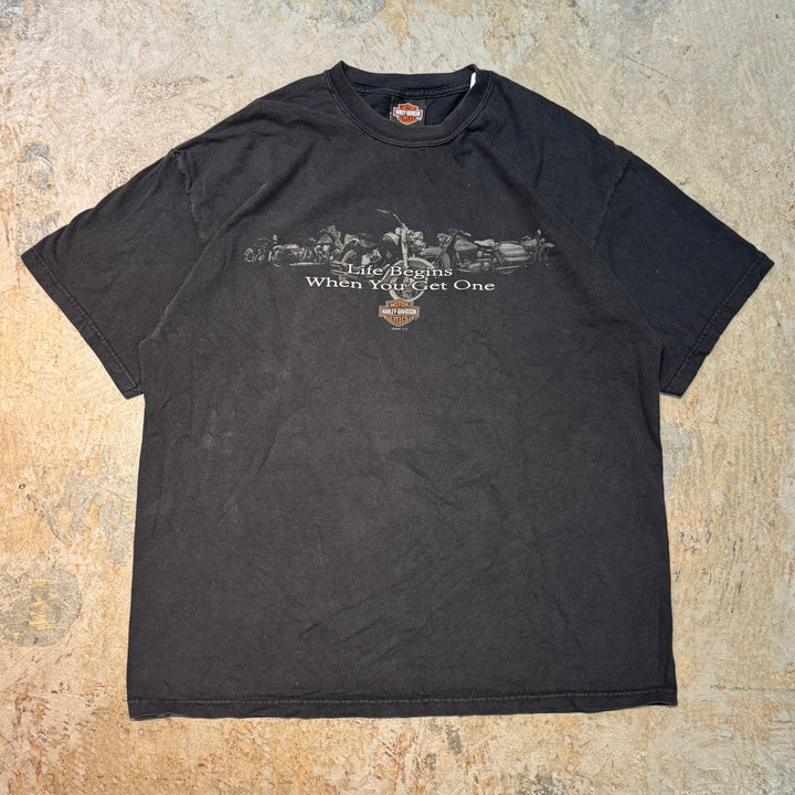 古着 USA製 Harley-Davidson/ハーレーダビッドソン/ プリントTシャツ/ サイズXL