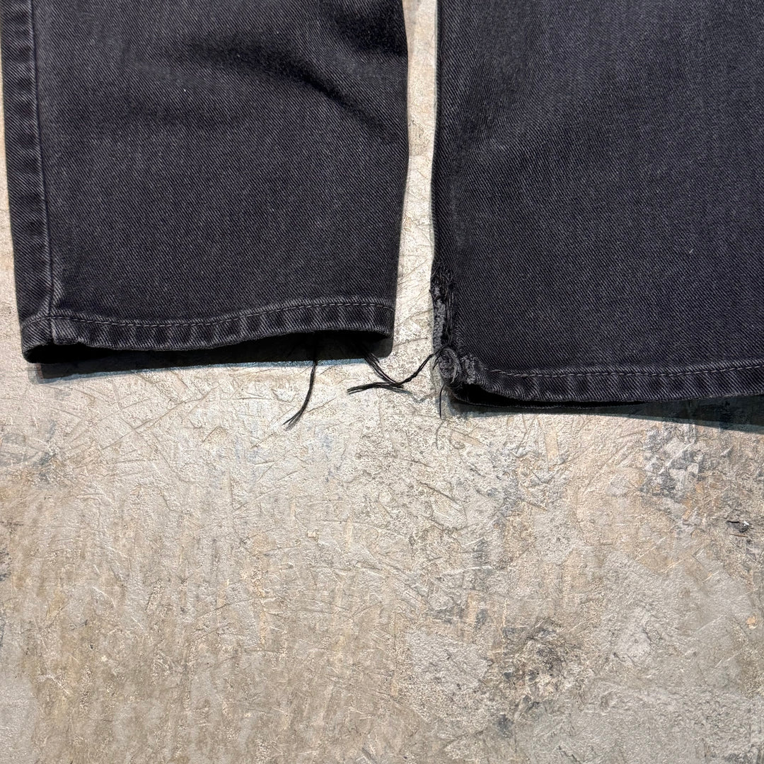 古着 Levi's/ リーバイス/ ブラックデニムパンツ/ 560/ 実寸サイズ32×33
