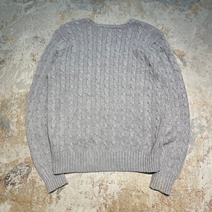 #3693古着/ラルフローレン/POLObyRalphLauren/コットンニット/Cottonknit/Ｖネック/サイズM