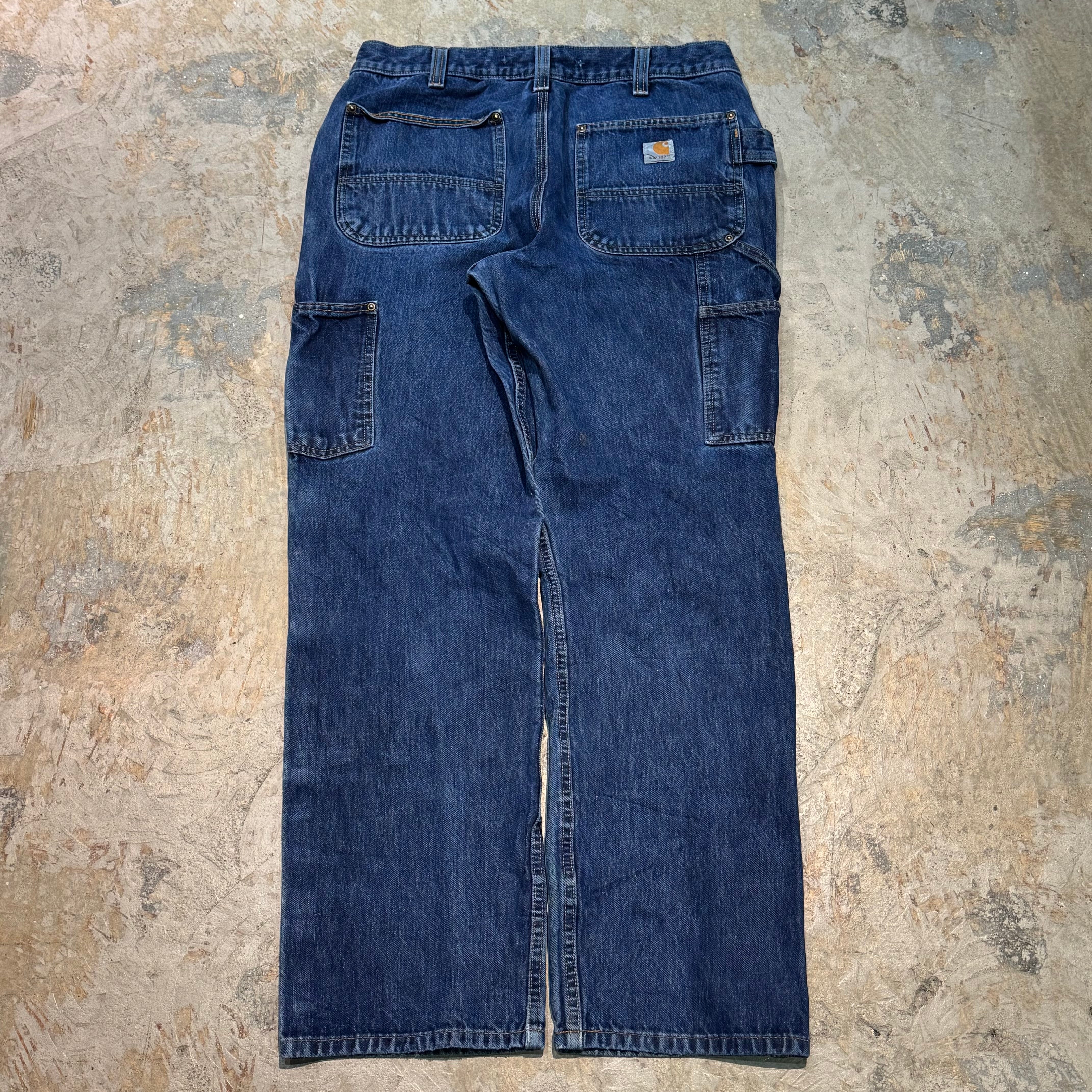 古着 Carhartt/ カーハート/ ダブルニーデニムペインターパンツ/ 実寸