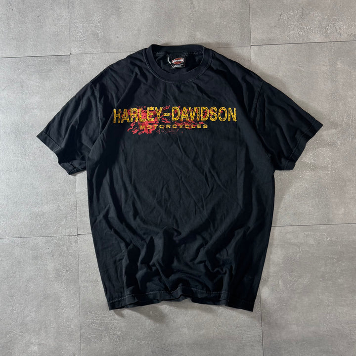 古着 USA製 Harley-Davidson ハーレーダビッドソン プリントTシャツ サイズL