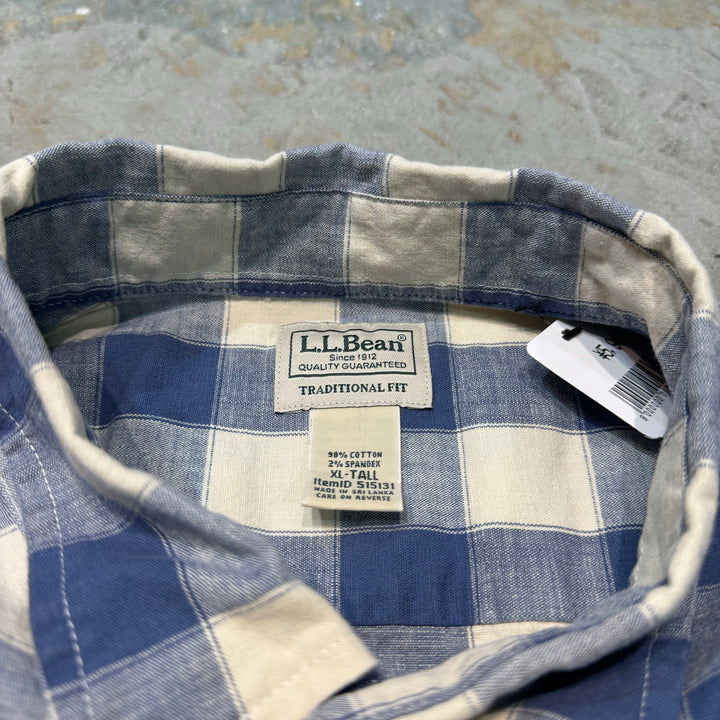 古着 L.L.Bean/エルエルビーン/ ボタンダウン長袖シャツ/ チェック柄/ サイズXL