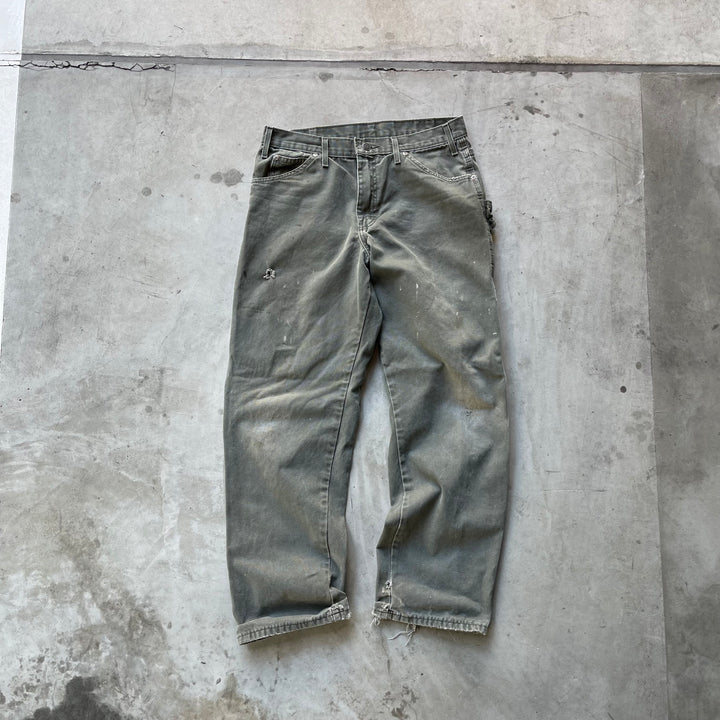 古着 Dickies/ディッキーズ/ダック地ペインターパンツ/実寸サイズ33×31