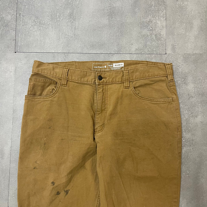 #1729 古着 Carhartt/カーハート/ Duck Work Pants/ダック地 ワークパンツ / relaxed fit / サイズ36×30