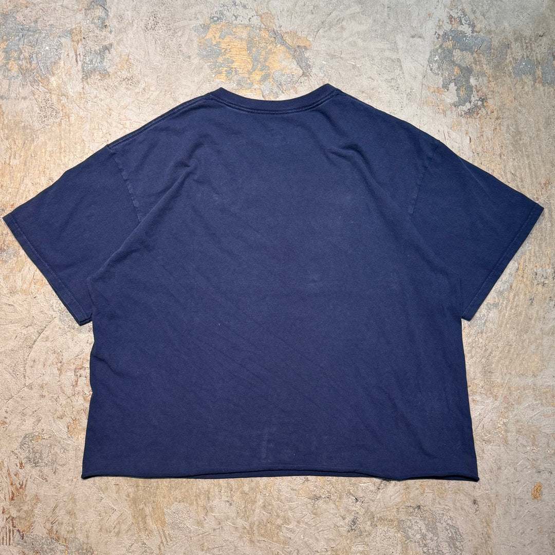 古着 MLB/REDSOX/レッド ソックス/プリントTシャツ/ リメイク/ サイズXL