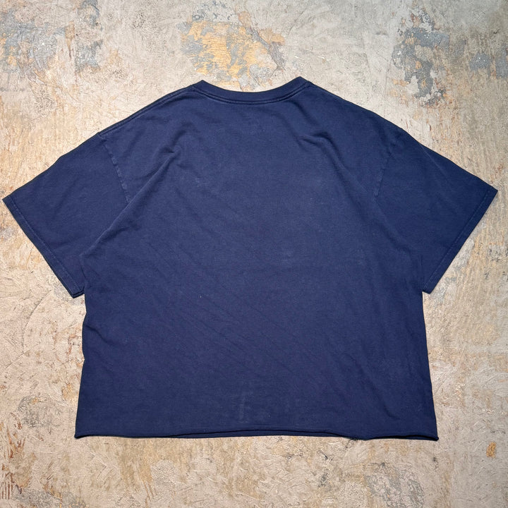 古着 MLB/REDSOX/レッド ソックス/プリントTシャツ/ リメイク/ サイズXL