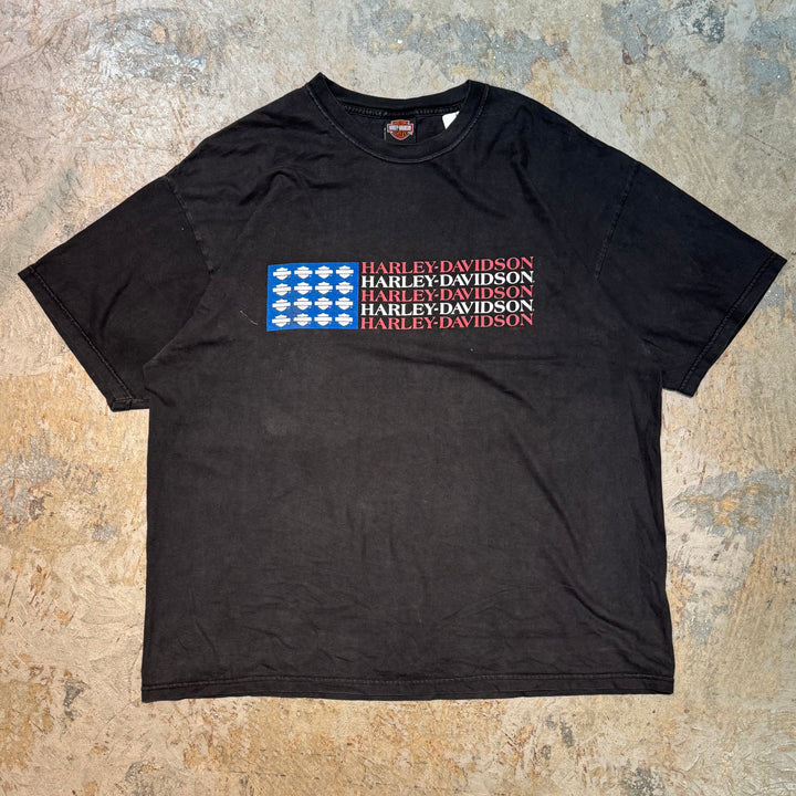 古着 USA製 Harley-Davidson/ハーレーダビッドソン/ プリントTシャツ/サイズ2XL