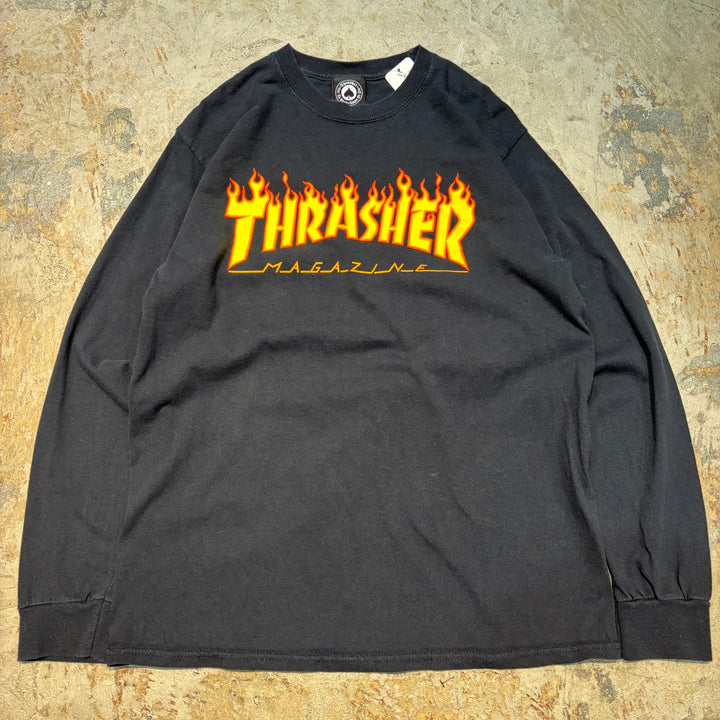 古着 THRASHER/ スラッシャー/ ロングスリーブTシャツ/ サイズM