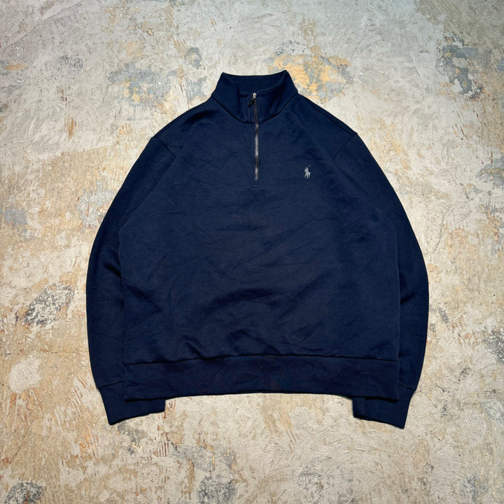 古着 POLO by Ralph Lauren/ ポロ バイ ラルフローレン/ ハーフジップニットセーター/ サイズL