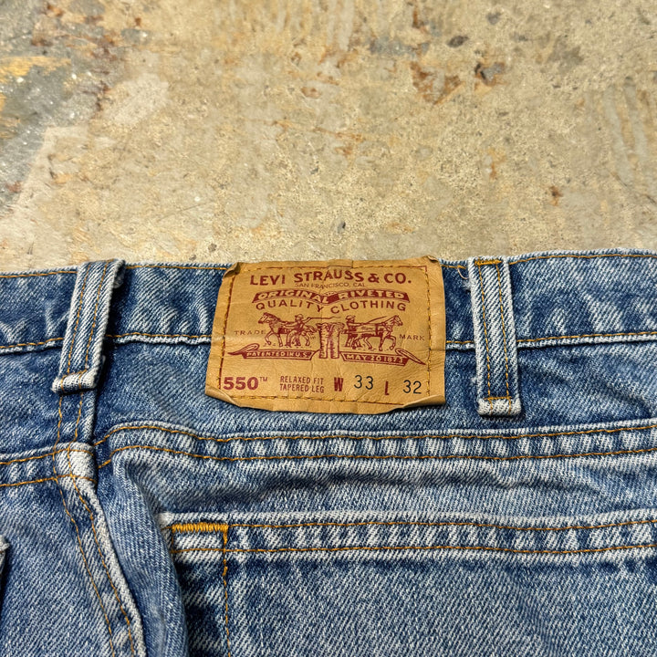古着 USA製 95's Levi's/ リーバイス/ Denim Pants/デニムパンツ/ 550/ サイズ31×31
