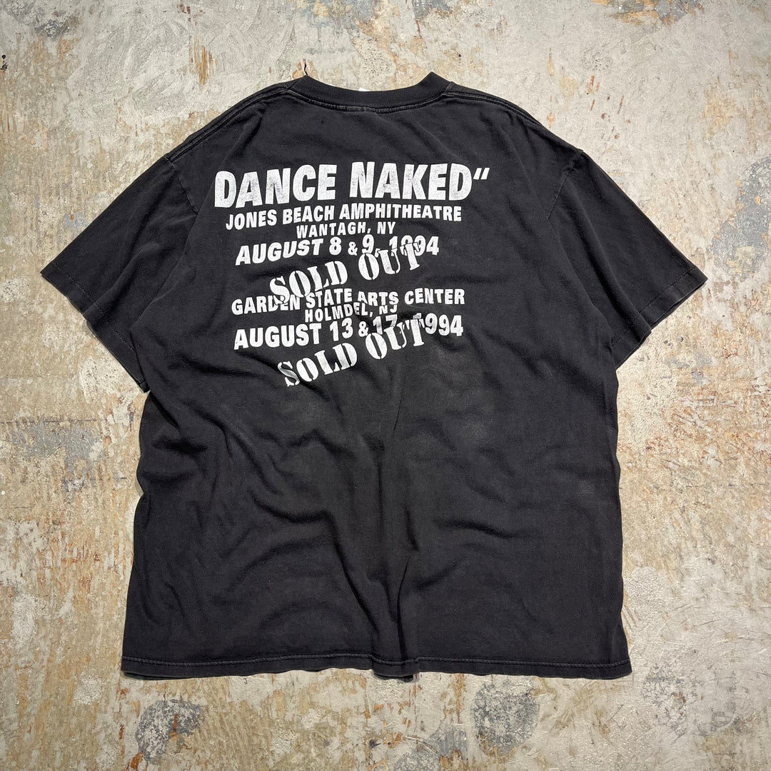 古着 94's USA製 USAVINTAGE / JOHN MELLENCAMP/ジョン･メレンキャンプ / DANCE NAKED/ 13枚目スタジオ・アルバム / シングルステッチ ヴィンテージ バンドTシャツ / サイズXL相当