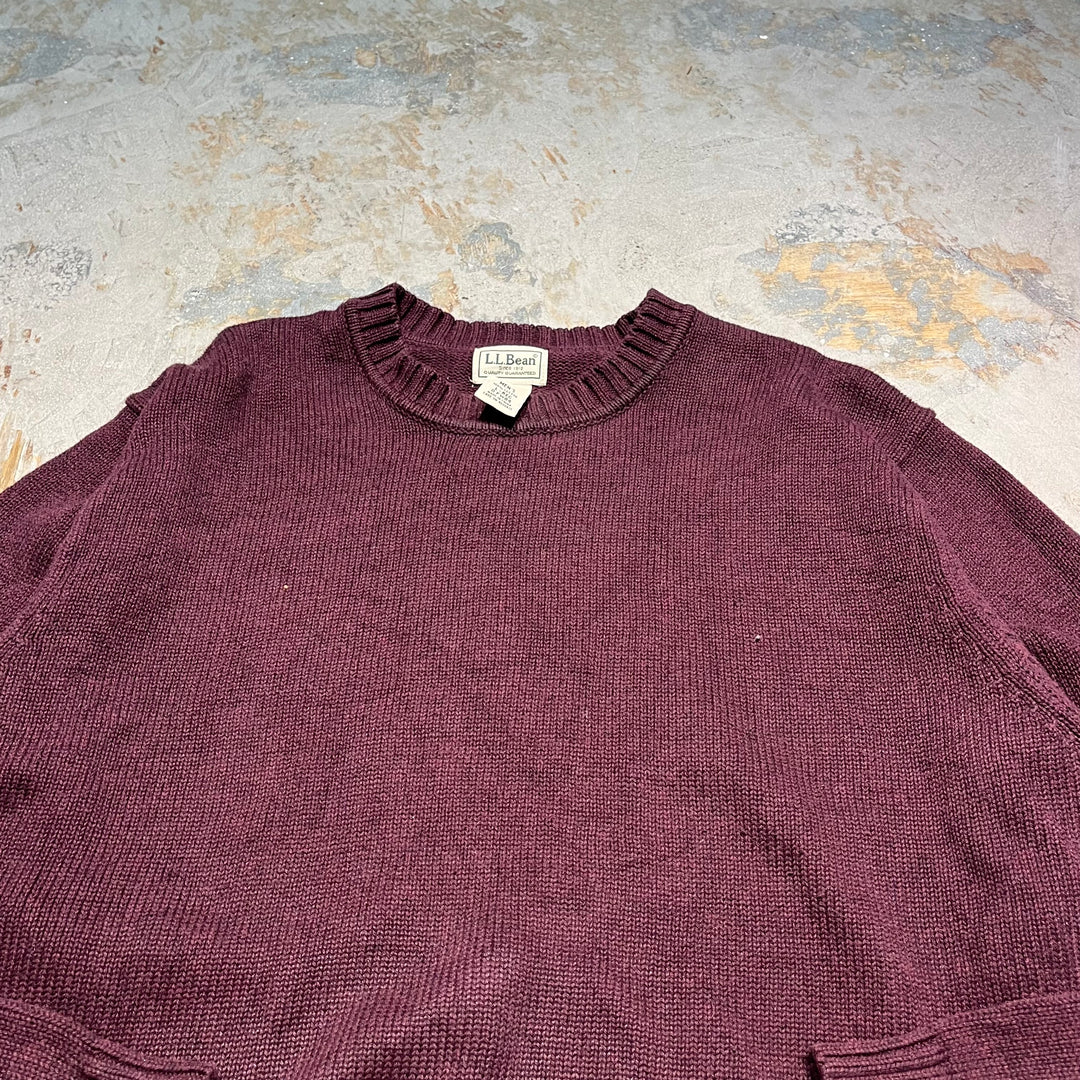 #3361 L.L.Bean/エルエルビーン/Crew neck cotton knit/クルーネックコットンニット/サイズL