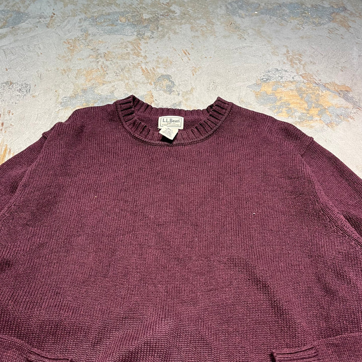 #3361 L.L.Bean/エルエルビーン/Crew neck cotton knit/クルーネックコットンニット/サイズL
