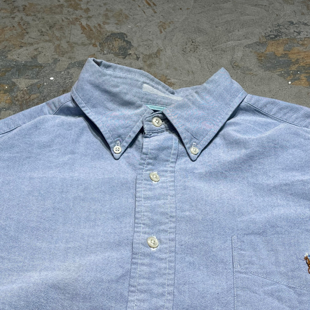 #4375 古着 Ralph Lauren/ラルフローレン /Long Sleeve Button Down Shirt/長袖ボタンダウンシャツ/Crazy pattern/クレイジーパターン/The Big Shirt/ビッグシャツ/サイズL