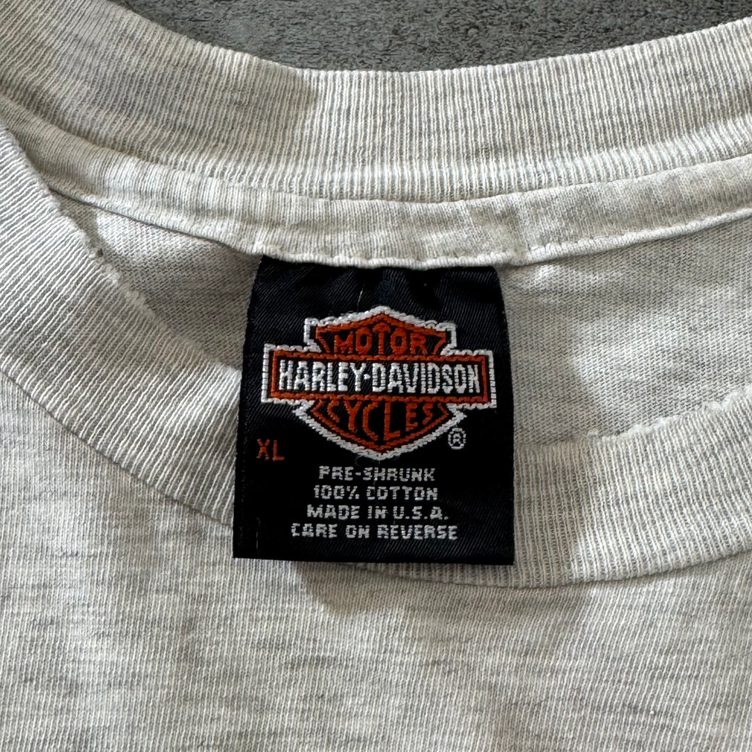 古着 USA製 90's Harley-Davidson ハーレーダビッドソン プリントTシャツ シングルステッチ サイズXL