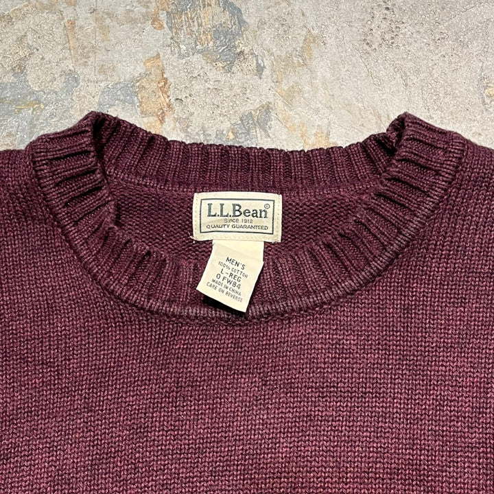 #3361 L.L.Bean/エルエルビーン/Crew neck cotton knit/クルーネックコットンニット/サイズL