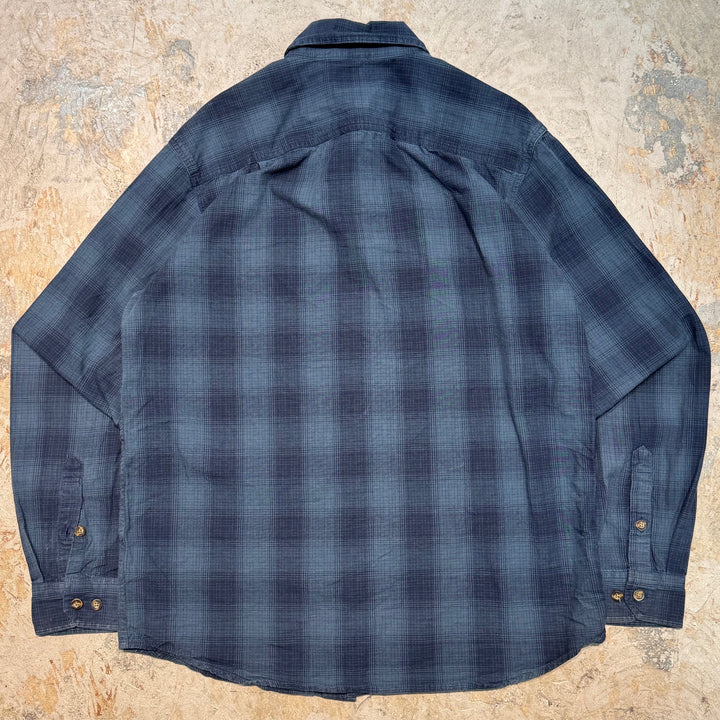 古着 carhartt/カーハート/ ボタンダウン長袖シャツ/ チェック柄/ サイズM