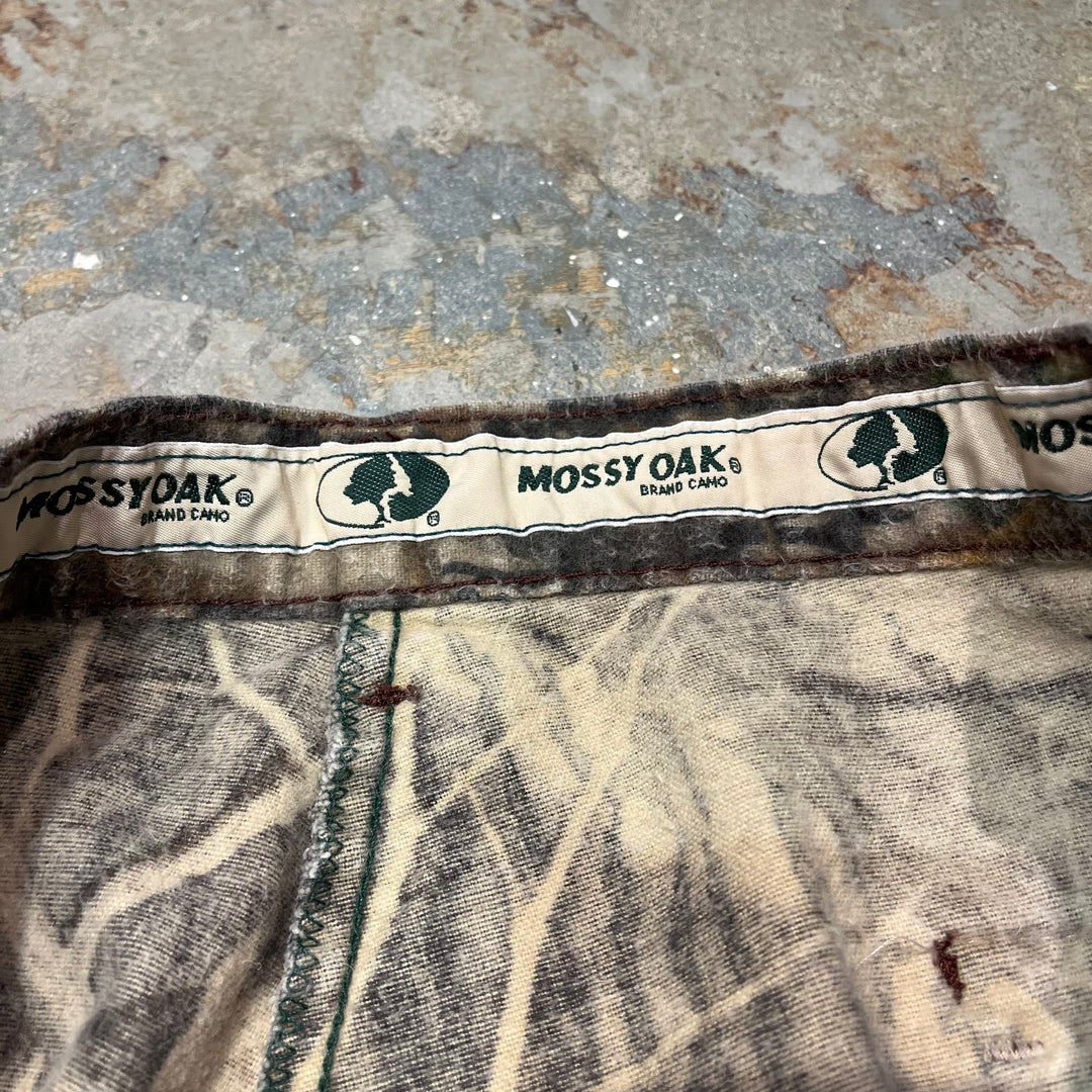#4218 古着 MOSSY OAK/Chamois cross real tree work Pants/シャモアクロスリアルツリーワークパンツ/リアルツリー柄/サイズL