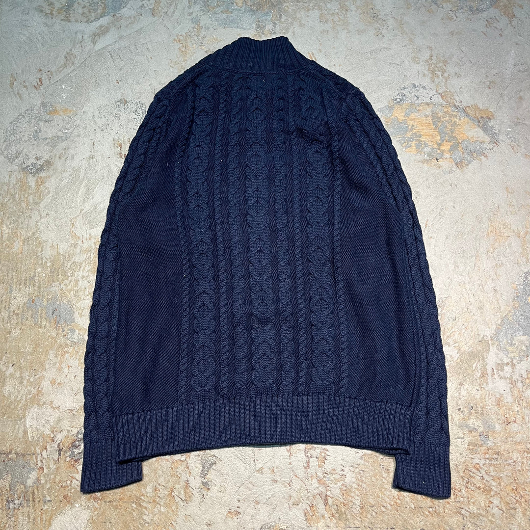 #3368 L.L.Bean/エルエルビーン/zip up knit/ジップアップニット/サイズXL相当