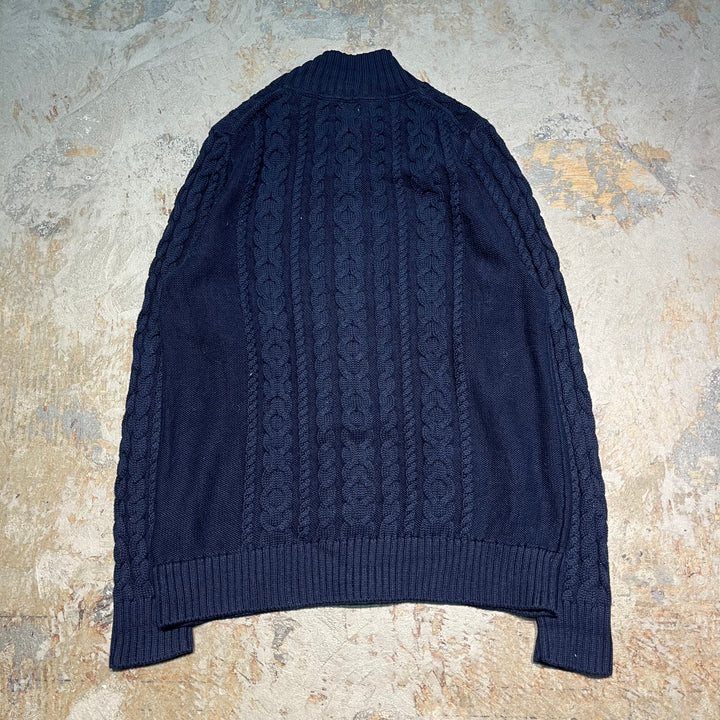 #3368 L.L.Bean/エルエルビーン/zip up knit/ジップアップニット/サイズXL相当