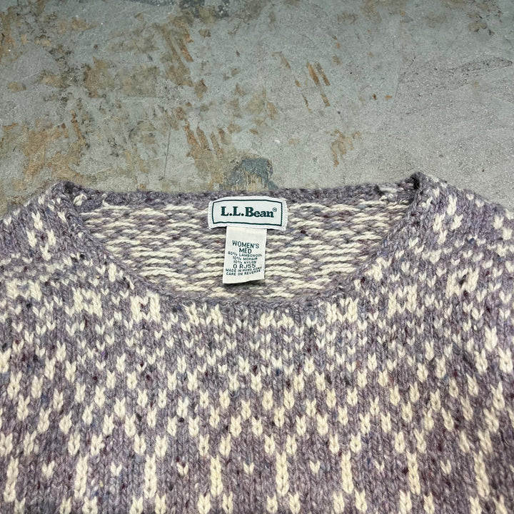 #3378 L.L.Bean/エルエルビーン/Crew neck cotton knit/クルーネックコットンニット/サイズWomens M