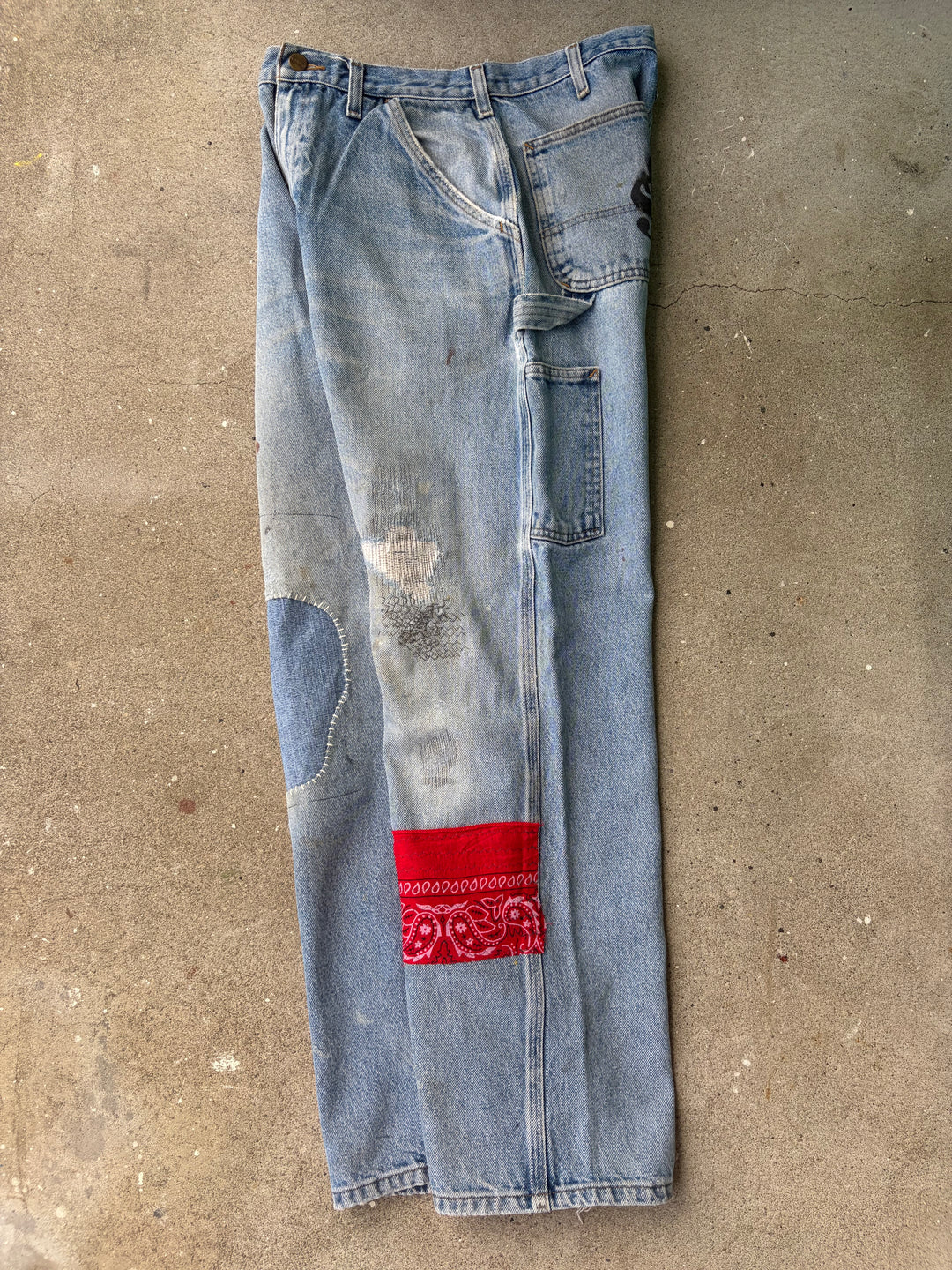 Carhartt Patchwork Denim Pants W32 L32