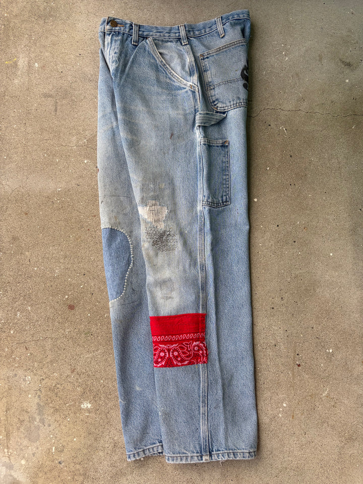 Carhartt Patchwork Denim Pants W32 L32