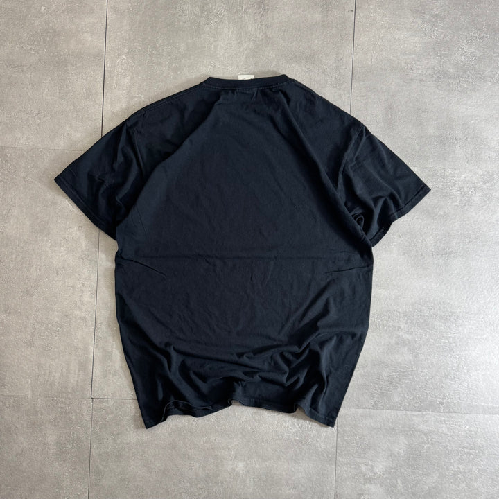 古着 Y2k Fruit of the Loom Neon Skull Tシャツ サイズL
