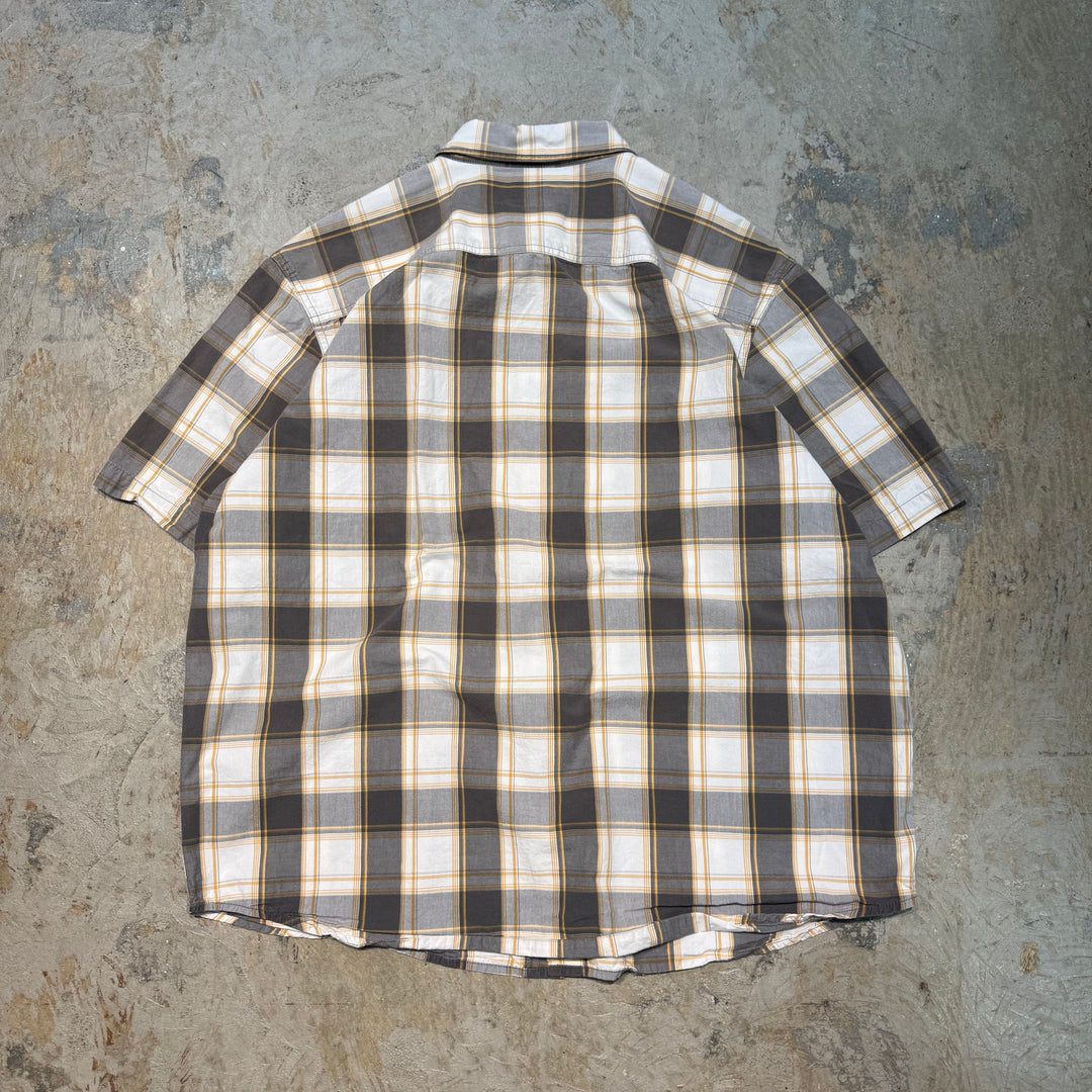 古着 carhartt/ カーハート/ ボタンダウン半袖シャツ/ チェック柄/ サイズXL