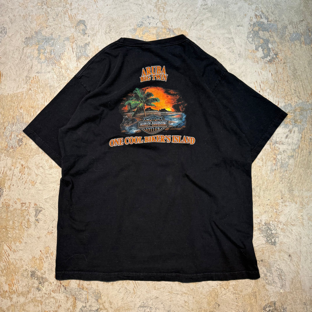 古着 USA製 Harley-Davidson/ハーレーダビッドソン/ プリントTシャツ/ サイズ2XL