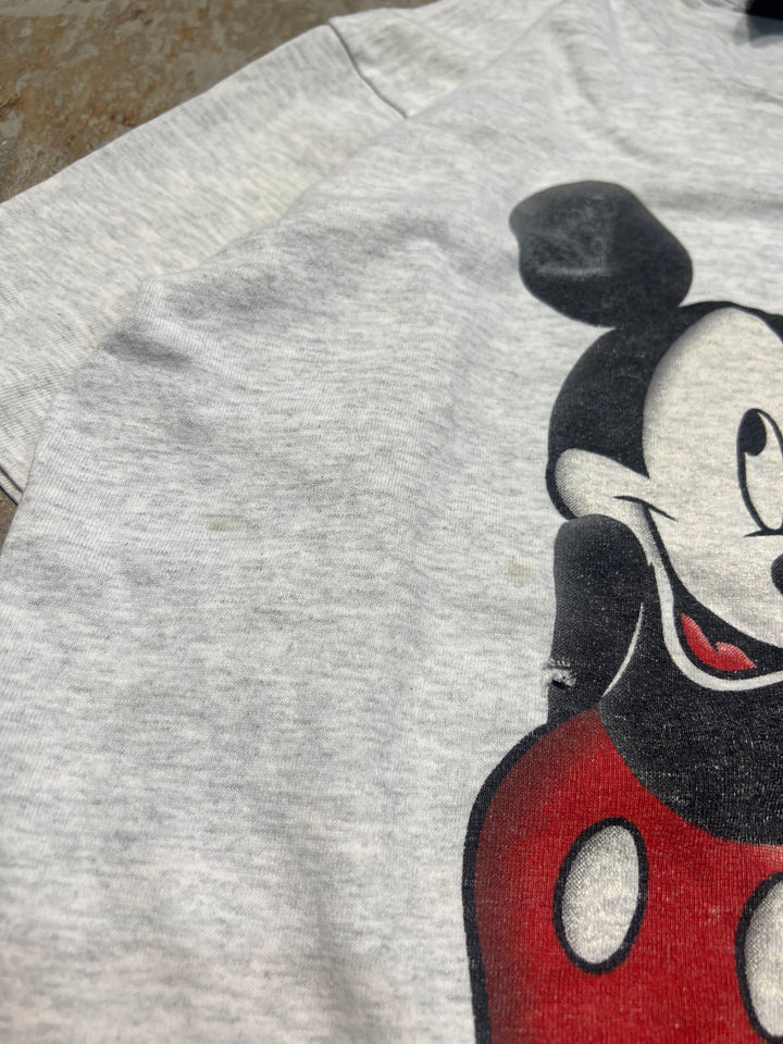 #4542 古着 95's Vintage/ヴィンテージ/Disney/ディズニー/Micky/ミッキー/Minnie/ミニー/short sleeve print t-shirt Tee/半袖プリントTシャツ/シングルステッチ/サイズM相当