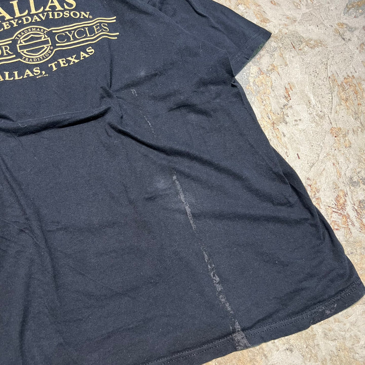 古着 Harley-Davidson/ハーレー ダビッドソン / テキサス州 ダラス ストア  / プリントTシャツ / サイズ2XL