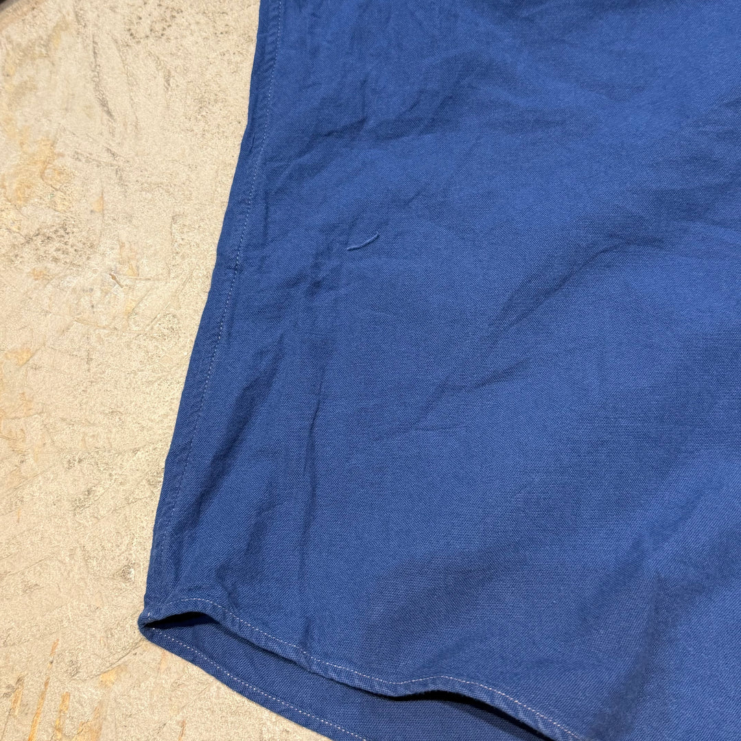 古着 90's POLO by Ralph Lauren/ ラルフ ローレン/ ボタンダウン長袖シャツ/ 無地/ サイズL