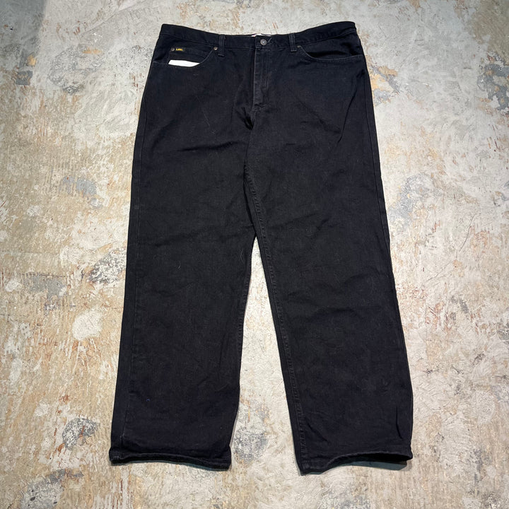 #4192 古着　Lee/リー/Black Denim Pants/ブラックデニムパンツ/RELAKED FIT/サイズ42×30